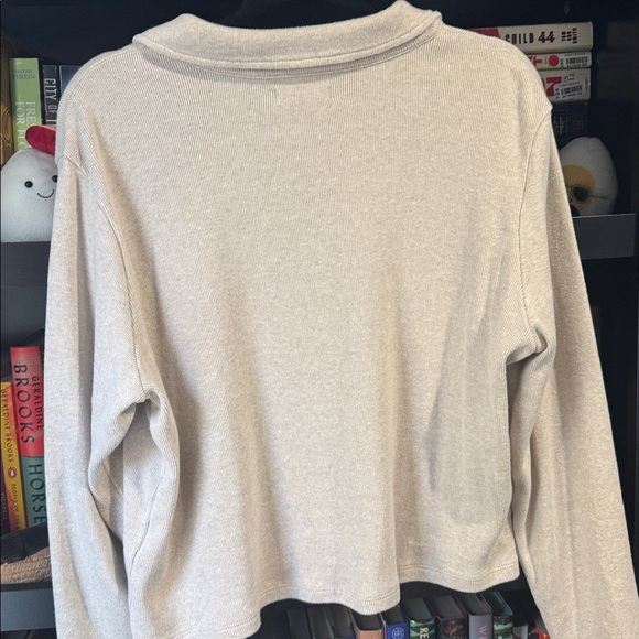 Madewell Ribbed Zip-Front Tee - Picture 5 of 7